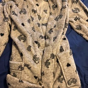 Victoria secret Pink short plush bathrobe